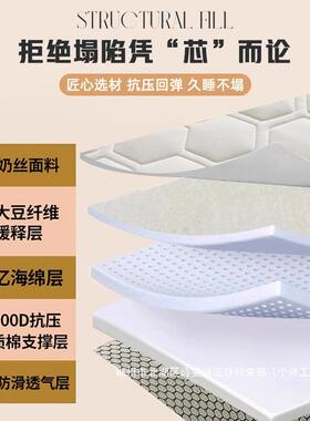厂家销房A类记忆棉床垫软垫家用卧室加VVY厚垫被褥子租学直生宿