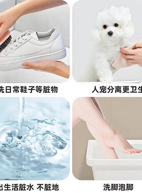 陶?拖把池家用卫间洗拖把池阳大台小尺寸瓷拖把池EIF户外号拖布生