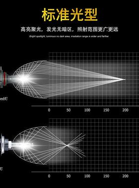汽车led光大灯泡h7强hTLK11h4远近光体聚光93005雾灯超一亮改装h