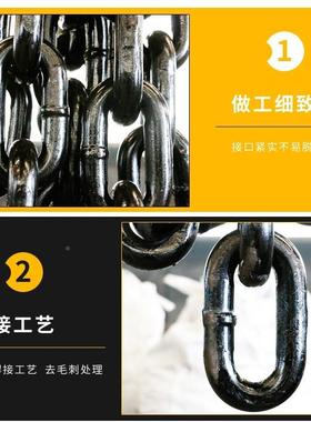 大规格家链条现厂货环链矿WHQ用大规格圆环链条现板机圆环链货条