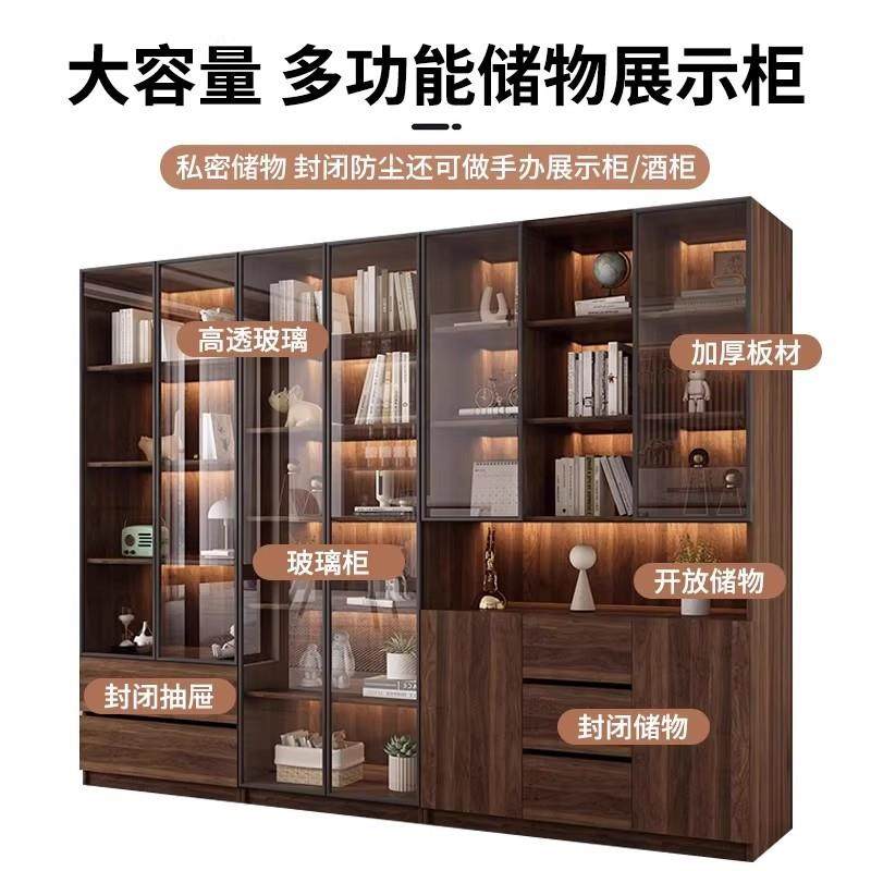 酒柜厅靠展示墙柜2985025书新客款复古柜带玻璃门家用一墙到顶储,住宅家具,酒柜,淘宝优惠券,粉丝福利购,淘宝优惠卷