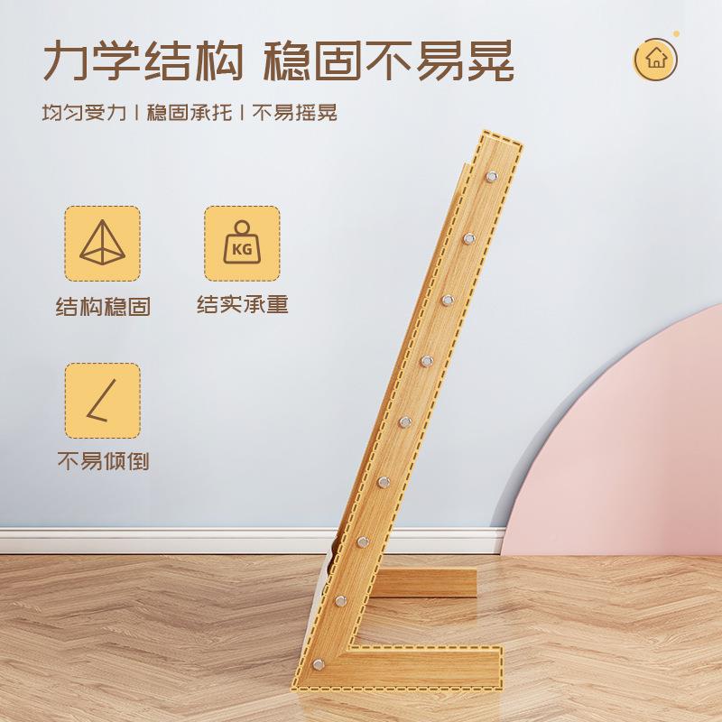 实木小儿柜童书OQP架绘本架落地宝架宝型书置物幼儿园家用书本收