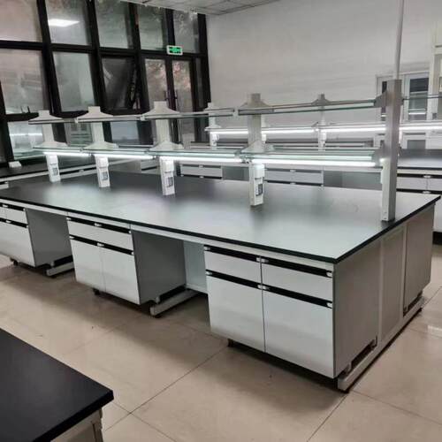 实验家台具钢木实验台工作台化室学实验桌全df663钢央边试验台中