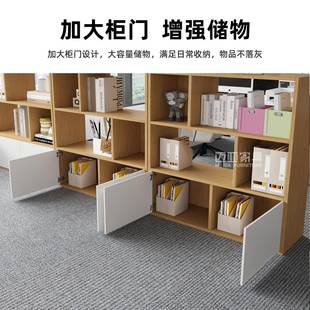 迈亚隔断柜-1家双具办公室隔矮断柜文木质组合置物资料柜面书件柜