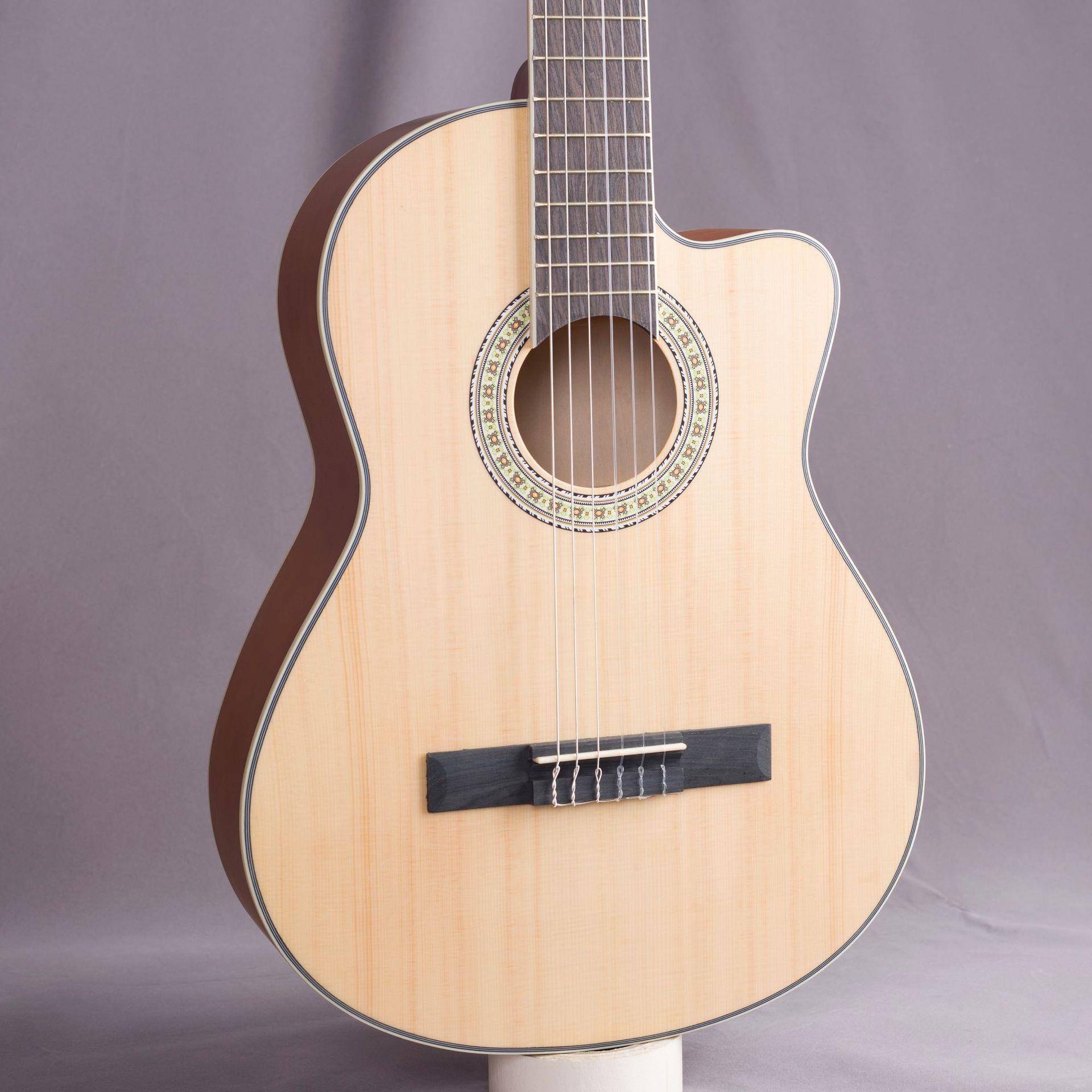 新款39寸标无牌校古典吉他云杉椴木39寸云杉吉他guitar琴行学无乐