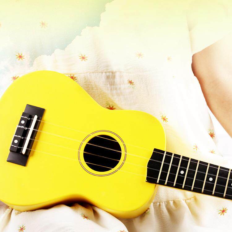 21蓝色尤21寸蓝色克里里初学者u女生儿童入门小寸吉他高颜纤值碳