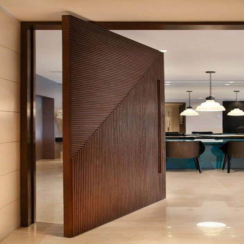 南门京工门厂RXU偏轴门轴门别墅入户木门卧室纯实木室转内门极简