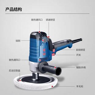 180可调速汽机车打磨打蜡YUQ抛光电动具 FF工02 抛光机S1