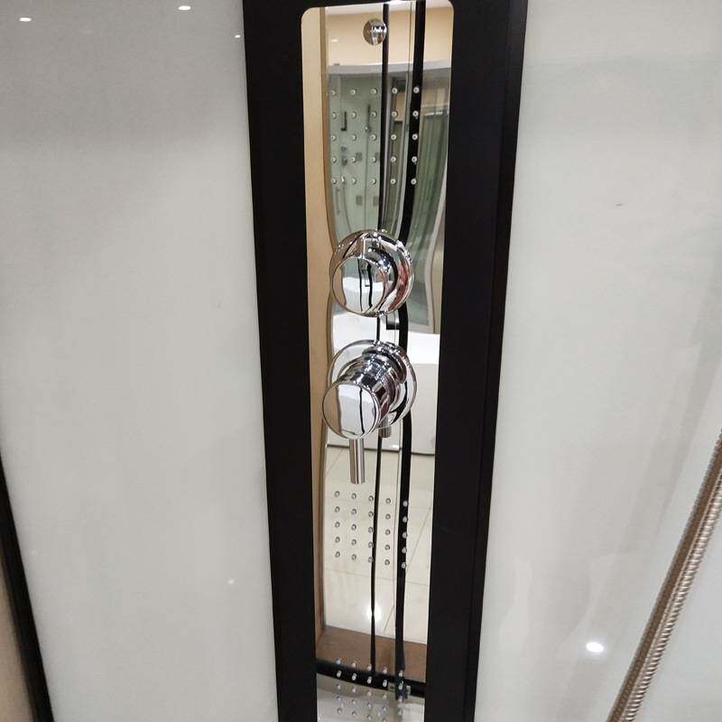 正方形淋浴房小户型卫生间钢化玻璃隔断整体浴室简易家用全封闭
