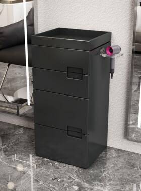 2柜025新款理发店工具发柜廊专用美发柜免安AAT多功能理发收装纳