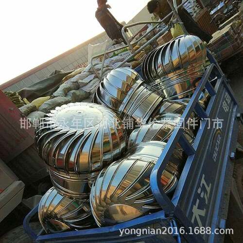 成品无动温力通风器AUI养屋殖顶除臭风帽彩钢房厂降散热不锈钢风