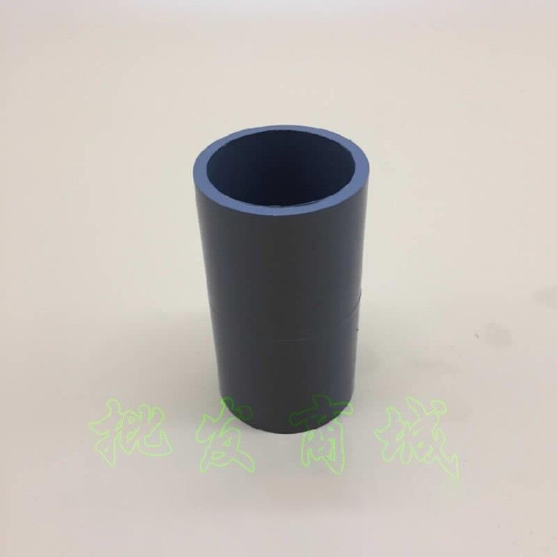 奔U达P色VDC塑料给水管PVC直通梳杰灰直通10寸N250内径2501mm