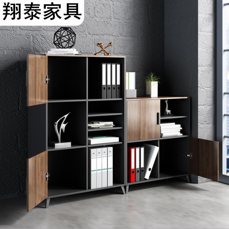 文件机矮柜木复质015简约现代办公室储物落柜地印机工作台柜子打