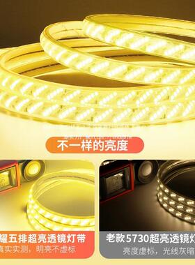 led灯带100暖米户37315三外工程亮化超亮装防水光家用客厅色变光