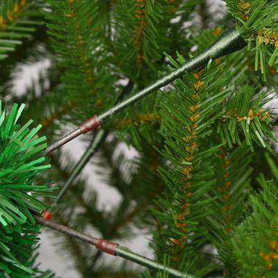 亚马逊210CM圣诞树PVC加厚防倾倒底座节日商场装饰仿真加高松树