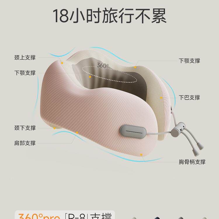 u型枕护颈枕便携飞机脖子支F99JMMS5撑航空坐车枕长途睡觉形旅行