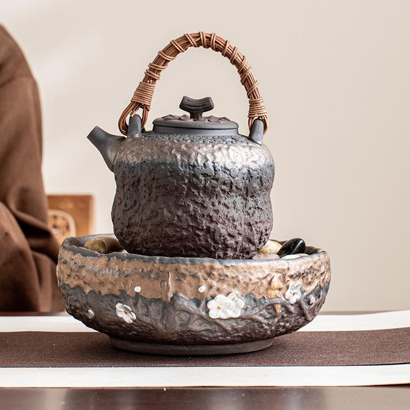 陶瓷复生古煮粗陶茶XTT复古炉电陶养炉电炉丝中式煮茶器蒸茶器提