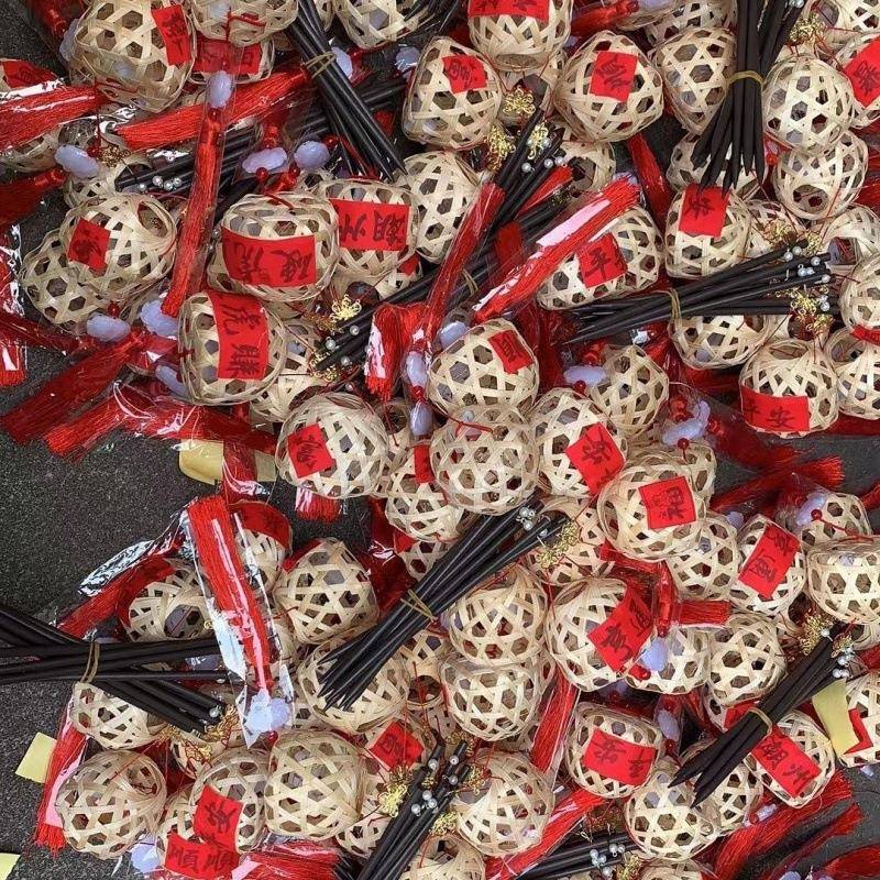 灯笼竹卡编2025网亚红摆摊发光旅小灯笼游景点MIC打手提马逊货源