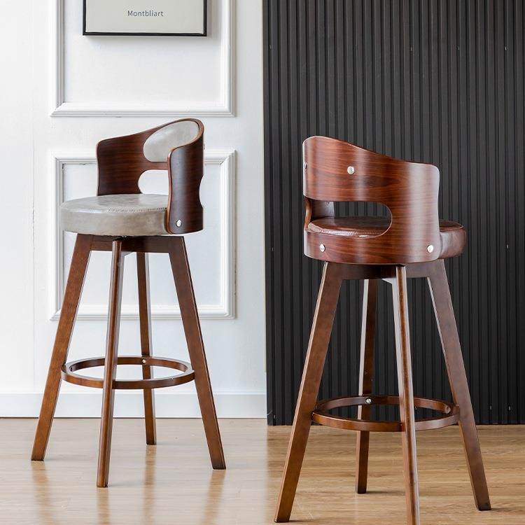实木吧台椅现代简约酒吧椅旋子靠背转吧629高脚凳台凳前台高w脚椅,商业/办公家具,酒吧桌,淘宝优惠券,粉丝福利购,淘宝优惠卷