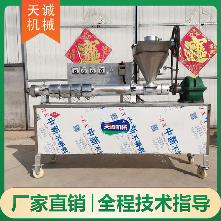 天诚商用自熟豆皮机大辣片生产