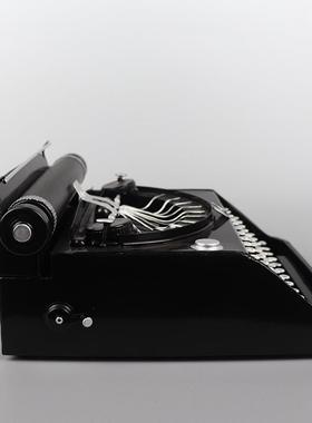 复古怀旧打字机模型铁1121皮工艺老品式书店手影橱窗柜装饰摆件摄