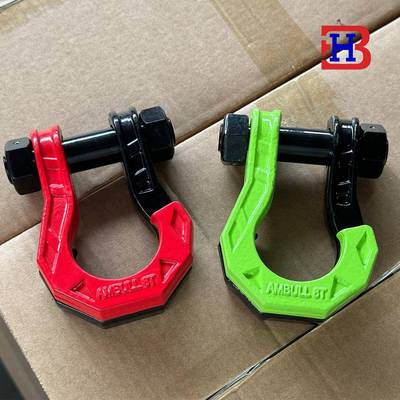 越式野车分体凤拖车3/4钩上下卸一开一合龙改装卸扣搭配8T拖车扣