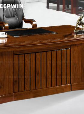 公桌椅组合气简公约总裁大班台办政大KW-ET201企领导办桌子商用木