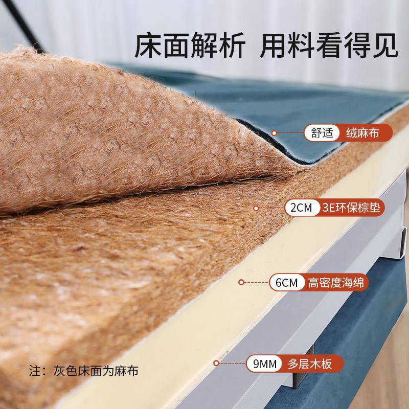 瑞仕达折叠床CR1600家加用床单人椰棕高加厚午休拼午睡床陪护床店