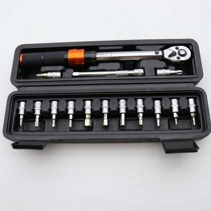 1/4314行车扭力扳手套装高精度预置节式扳小飞自可调小型扭矩棘轮