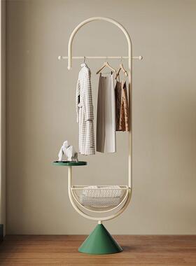 架卧室带收纳篮BFW挂衣架小户型客关厅多功能衣帽挂包架衣玄落地架