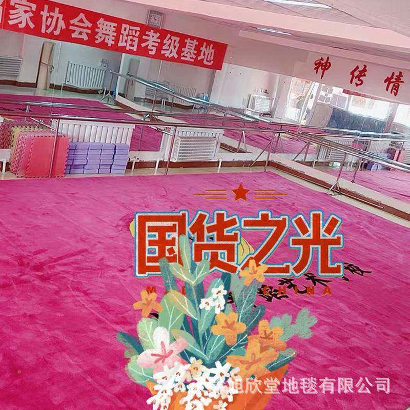 术地毯舞武蹈体操拳道室运动武术地毯健身房毯训练专用比赛加厚手