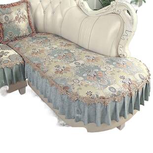 沙发套罩 通用SFF型厅贵发妃客欧式 欧式 沙垫四奢华坐垫靠背防滑季