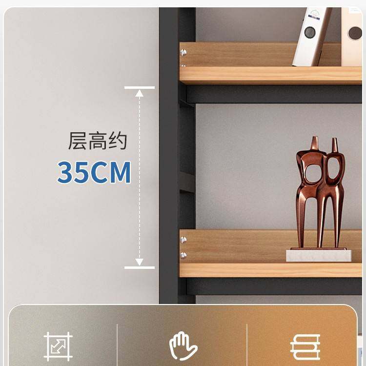 钢木文件置物架钢制书柜货架简约储物架收纳多层铁艺书架落地客厅,玩具/童车/益智/积木/模型,垂直悬浮玩具,淘宝优惠券,粉丝福利购,淘宝优惠卷