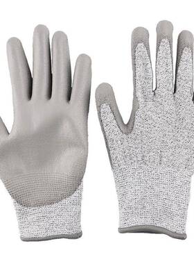 汉盾HD-GP5702PU涂层5级防切割手套10付/打