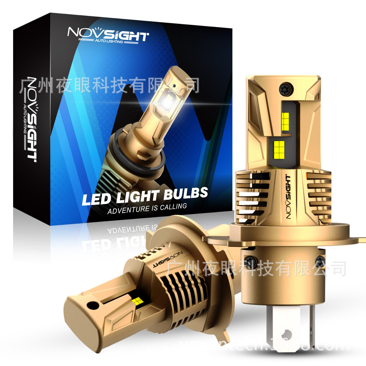 跨境新款车灯LED改装大灯Novsight车灯汽车前照灯N62Y系列