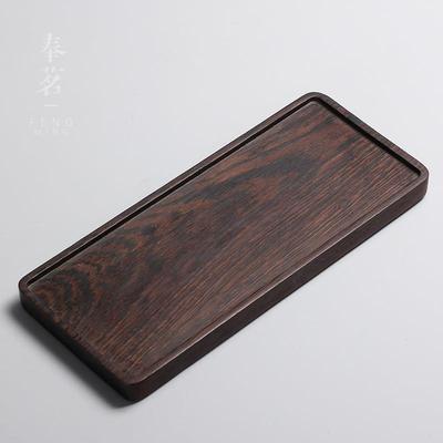 鸡翅木小茶盘整块实木托盘储水壶承小号干泡台茶台茶席