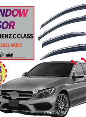 适用奔驰C级标轴W205车窗晴雨挡BenzCClassW205Windowvisors