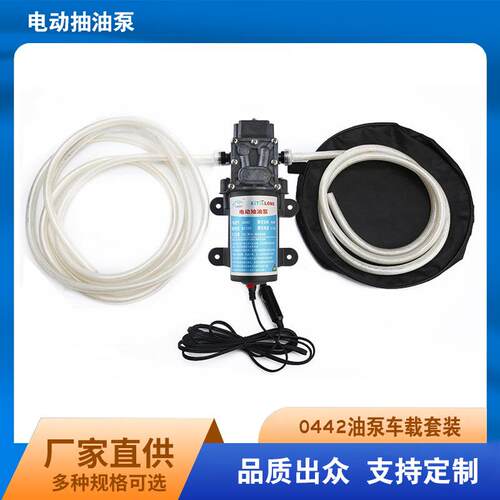 供应大流量汽油泵12V40W油泵单油泵自吸抽油器电动隔膜泵