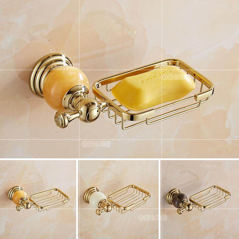 新款不锈钢肥皂架方形肥皂碟肥皂盒免打孔欧式仿古皂碟架单层皂网