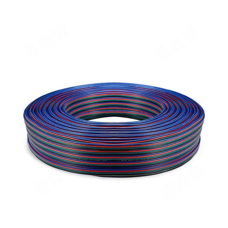 RGB连接线20AWG4pin并线4pin灯具灯带延长线1007彩排线