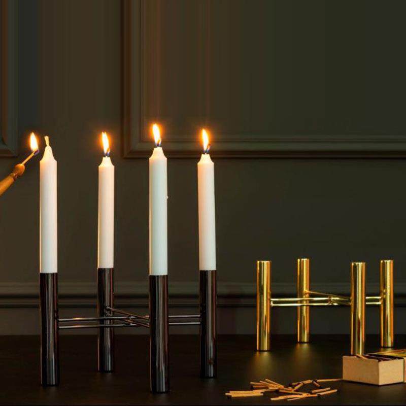 现代简约北欧四脚烛台摆件设计师软装饰品简欧米兰时尚餐桌摆件,农用物资,其他肥料,淘宝优惠券,粉丝福利购,淘宝优惠卷