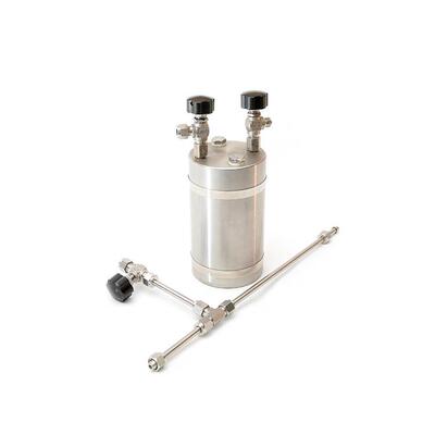 液氨取样钢瓶不锈钢1L存储瓶体锈钢取样钢瓶中