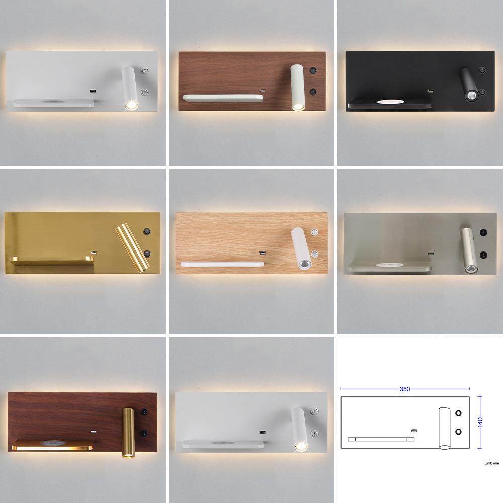 现代简约壁灯新款阅读卧室书房床头多功能北欧LED无线充电USB轻奢,纺织面料/辅料/配套,纺织机械配件,淘宝优惠券,粉丝福利购,淘宝优惠卷