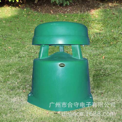 直销蘑菇草地音箱树脂外壳PP盆防水喇叭可以换颜色大喇叭