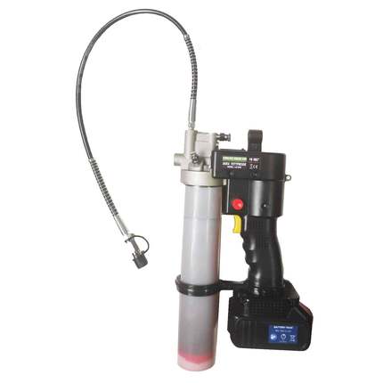 格瑞特GRT电动黄油枪24vLG2400双锂电出口欧洲德国500g油脂弹款