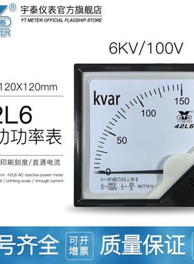 42L66KV/100V三相无功功率表80/120/150kvar/2mvar瓦特表千瓦兆