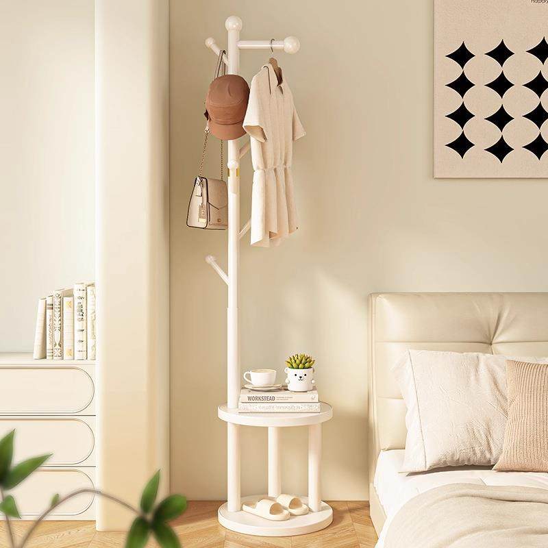 实木衣帽架家用落地多功能衣架客厅挂衣架卧室床边挂衣架子置物架