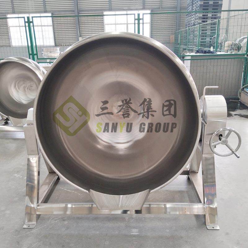 100升小龙虾漂烫蒸煮锅虾尾全自动漂烫锅大虾漂烫蒸煮机设备