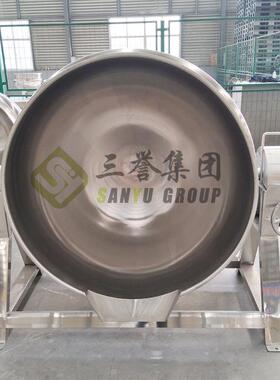 100升小龙虾漂烫蒸煮锅虾尾全自动漂烫锅大虾漂烫蒸煮机设备