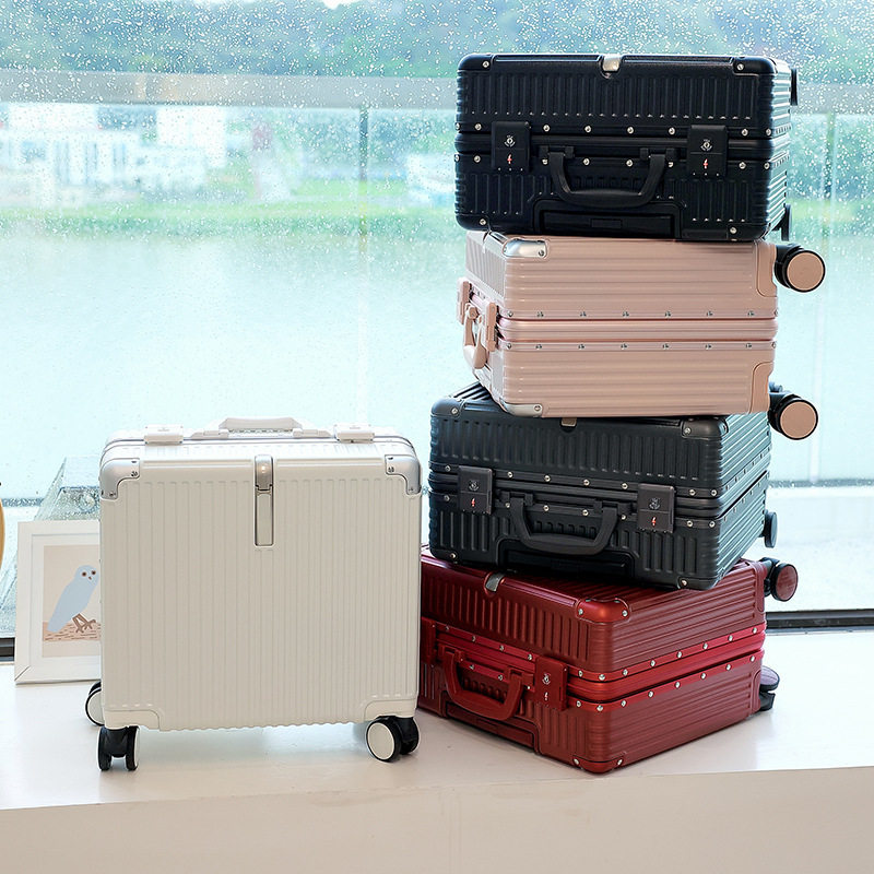 16寸拉杆箱abs+pc大容量女小型18寸轻便密码旅行登机箱万向轮男